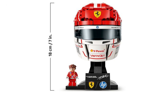 Конструктор LEGO Editions Formula 1 Шолом Шарля Леклера з команди Scuderia Ferrari HP