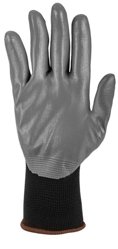 Рукавички робочі Neo Tools поліестер з нітриловим покриттям, р.9, сіро-чорний