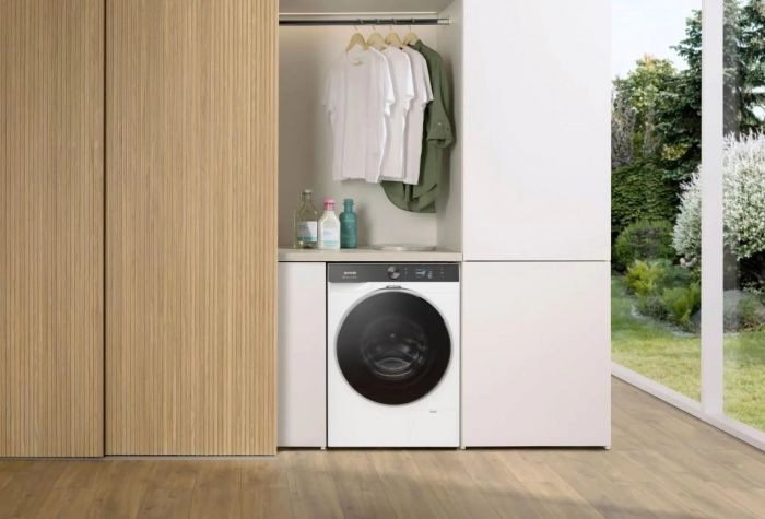 Пральна машина Gorenje фронтальна, 8кг, 1400, A+++, 54см, дисплей, інвертор, пара, Wi-Fi, білий