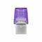 Накопичувач Kingston   64GB USB 3.2 Type-A Gen1 + Type-C DT microDuo 3C R200MB/s