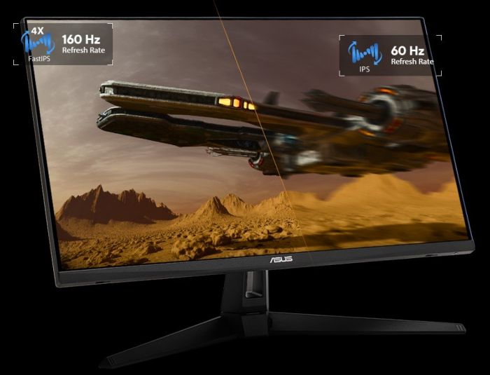Монітор Asus 27" TUF Gaming VG27UQ1A 2xHDMI, DP, MM, IPS, 3840x2160, 160Hz, 1ms, DCI-P3 95%, G-SYNC, FreeSync, HDR10