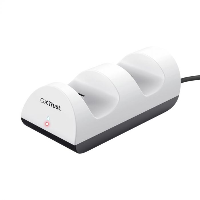 Зарядна станція для геймпадів Trust GXT 254 for PS5, білий