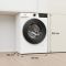 Пральна машина Gorenje фронтальна, 8кг, 1400, A++, 46см, дисплей, пара, Wi-Fi, білий