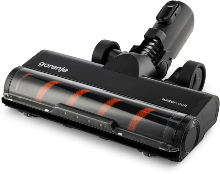 Пилосос Gorenje бездротовий, 190Вт, конт пил -0.6л, автон. робота до 60хв, HEPA, підсвічування, індикатор, турбощітка, антрацит