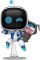 Фігурка Funko POP Games: Astro Bot - Astro w/Barkster