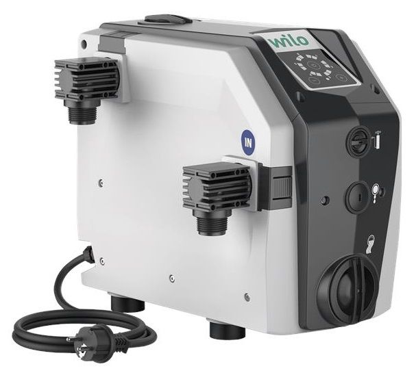 Насосна станція Wilo Isar BOOST5-E-5, для підвищення тиску, G 1, 7м куб., 5.5 бар, 1.1 кВт, 230В