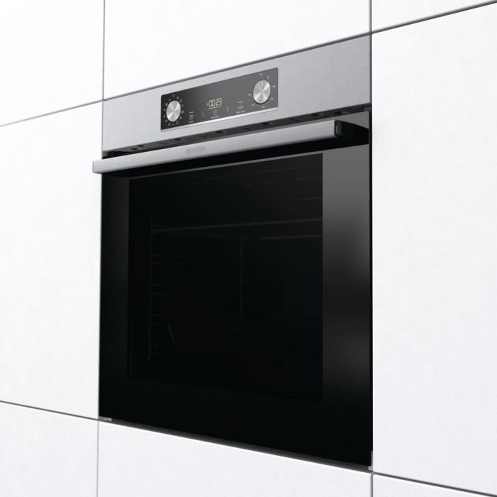 Комплект Gorenje (духовка + поверхня склокераміка BO6737E02X -нерж + ECT41SC- чорна), 738881
