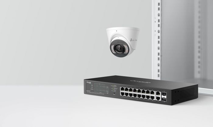 Комутатор TP-LINK ES220GP  18xGE (16xPoE), 250W, 2xSFP, WebSmart