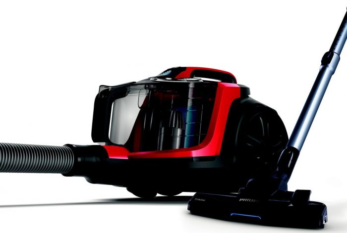 Пилосос Philips контейнерний PowerPro Expert, 900Вт, конт пил -2л, НЕРА, чорно-червоний