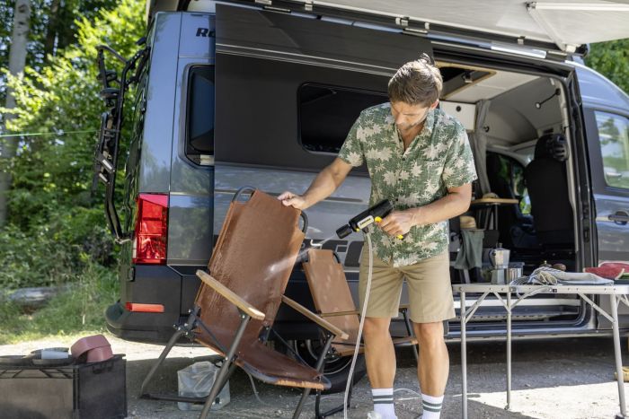 Мінімийка середнього тиску портативна Karcher OC Handheld Compact 150л/год шланг 5м 15Бар 2.2кг USB-C