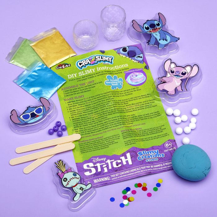 Слайм Cra-Z-Art Stitch Slimy Creations Studio, набір 31од