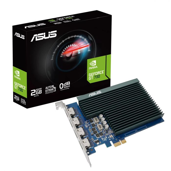 Відеокарта ASUS GeForce GT 730 2GB GDDR5 Silent low profile 4 HDMI GT730-4H-SL-2GD5