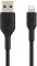 Кабель Belkin USB-A > Lightning заряджання/синхронізації 12Вт, 2м, плетений, чорний