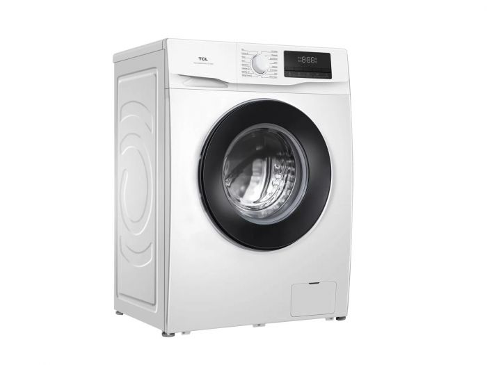 Пральна машина TCL фронтальна, 6кг, 1000, B, 45см, дисплей, пара, інвертор, білий