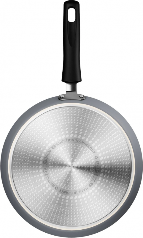 Сковорода млинцева Tefal Halo EUCALYPTUS, 25см, алюміній, бакеліт, сірий