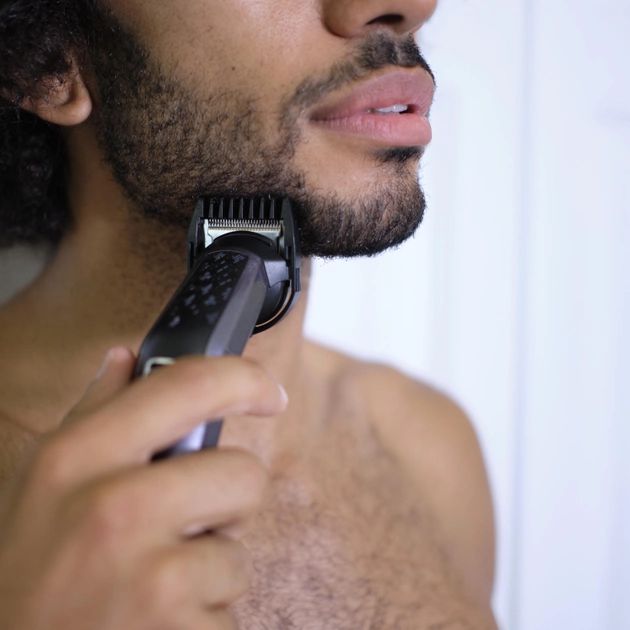 Набір для стрижки Babyliss, для бороди, вусів, голови, носа і тіла, акум., вібраційний мотор, насадок-9, сталь, сірий