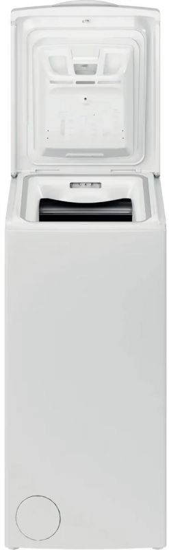 Пральна машина Indesit вертикальна, 5кг, 1000, C, 60см, дисплей, білий