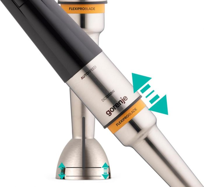 Блендер Gorenje заглибний 1200Вт, 3в1, чаша-800мл, чорний