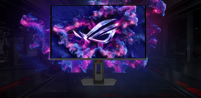 Монітор Asus 26.5" ROG Strix XG27AQDMES 2xHDMI, DP, Audio, QD-OLED, 2560x1440, 240Hz, 0.03ms, DCI-P3 99%, G-SYNC, FreeSync, Pivot, HDR10