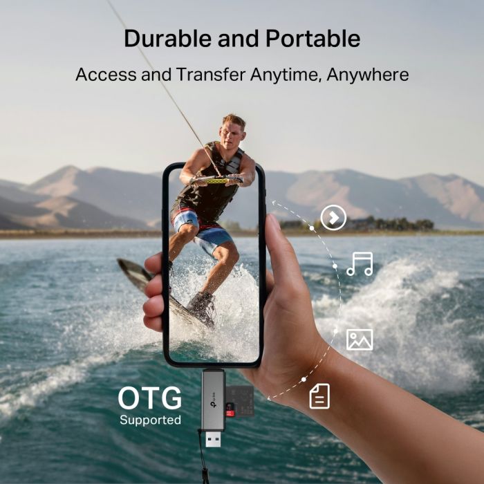 USB-Концентратор TP-Link UA430D  1xSD, 1x-microSD, USB TypeC&A