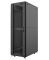 Шафа MIRSAN 19", 48U, GTS, перфорація 63%, 600x1000 мм, зібраний, максимально 2000 кг, чорна