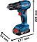 Шурупокрут-дриль ударний акумуляторний Bosch Professional GSB 185-LI 18В 2х2.0А·год 50Нм 500·1900об/хв кейс 1кг
