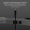 Кабель Belkin USB-C > USB-C заряджання/синхронізації 60Вт PD, 1м, плетений, силіконовий, з ремінцем на магніті, чорний