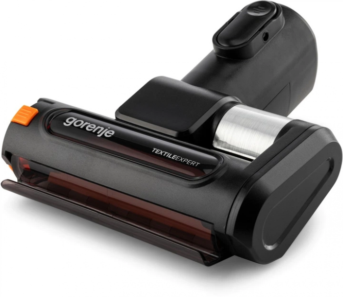 Пилосос Gorenje бездротовий, 190Вт, конт пил -0.6л, автон. робота до 60хв, HEPA, підсвічування, індикатор, турбощітка, антрацит