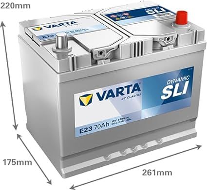 Акумулятор Varta Dynamic SLI 12В 70Аг 630А R+ (570412063)