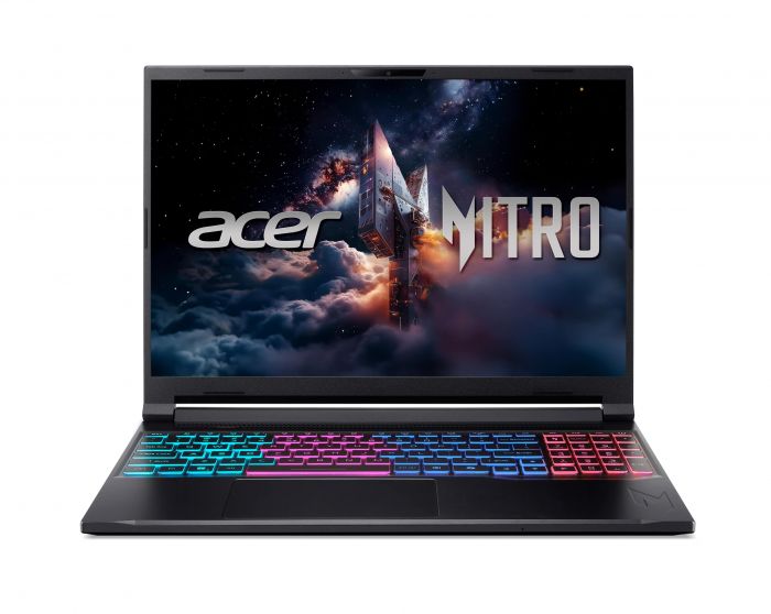 Ноутбук Acer Nitro V 16S ANV16S-71 16" WUXGA IPS, Intel 7-240H, 32GB, F1TB, NVD5050-8, Lin, чорний