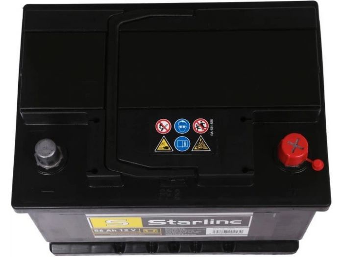 Акумулятор Starline 12В 56А·год 480А R+ (BA SL 55P)