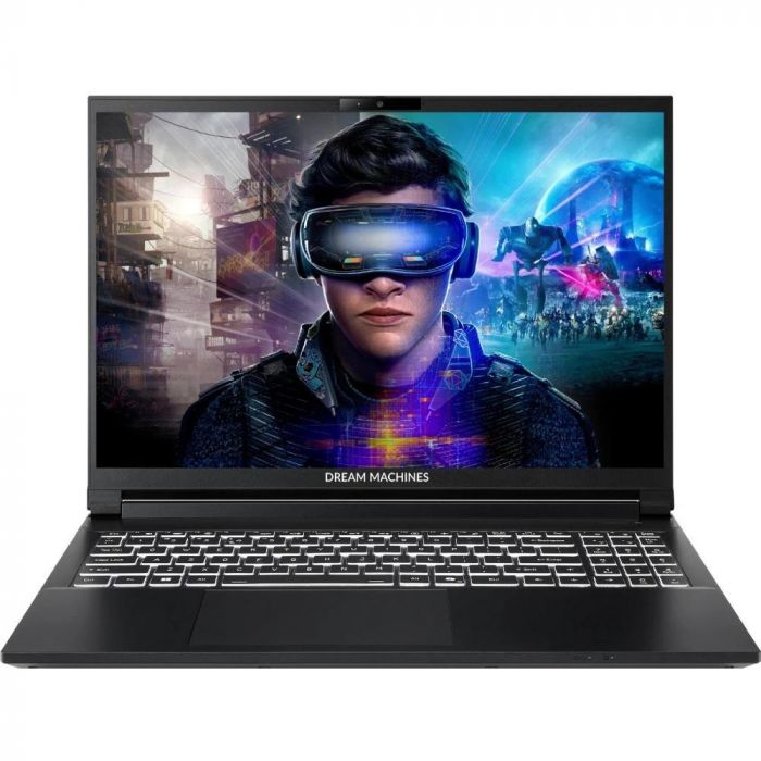 Ноутбук Dream Machines RT5070-15 15.6FHD IPS, AMD R7 H255, 32GB, F1TB, NVD5070-8, DOS, чорний