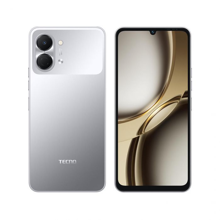Смартфон TECNO Spark Go 3 (KN3) 6.75" 4/128ГБ, 2SIM, 5000мА•год, Titanium Grey