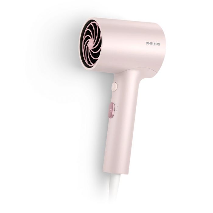 Фен Philips 3000 Series, 1600Вт, 2 режими, іонізація, рожевий