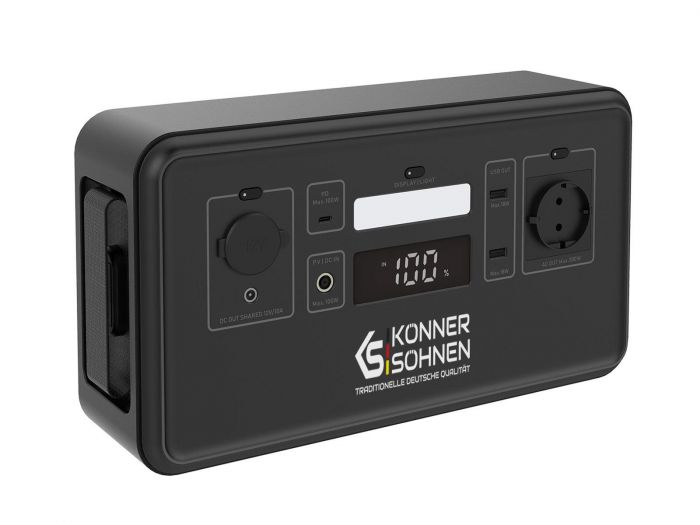 Портативна електростанція Konner&Sohnen KS 500PS, 500Вт, 448Вт·год, LifePo4, 230В, Bluetooth, 4.9кг