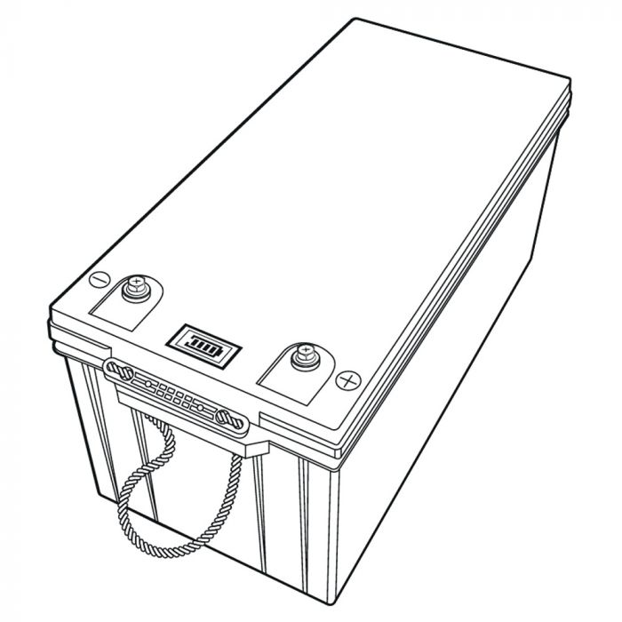 Батарея акумуляторна Vitals ALFP24100abd 24В 100А·год 2560Вт·год LiFePO4 19.8кг