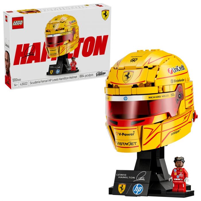 Конструктор LEGO Editions Formula 1 Шолом Льюїса Гамільтона з команди Scuderia Ferrari HP
