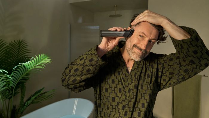 Тример Philips Series 9000, для бороди, голови та тіла, насадок-15, OneBlade в компл., сталь, сірий