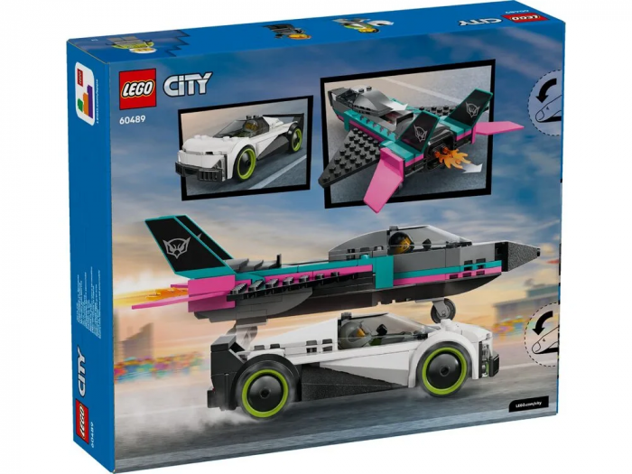 Конструктор LEGO City Реактивний літак проти автомобіля