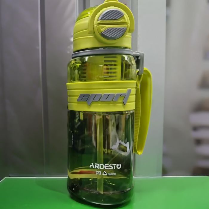 Пляшка для води ARDESTO Urban 850мл, пластик, зелений