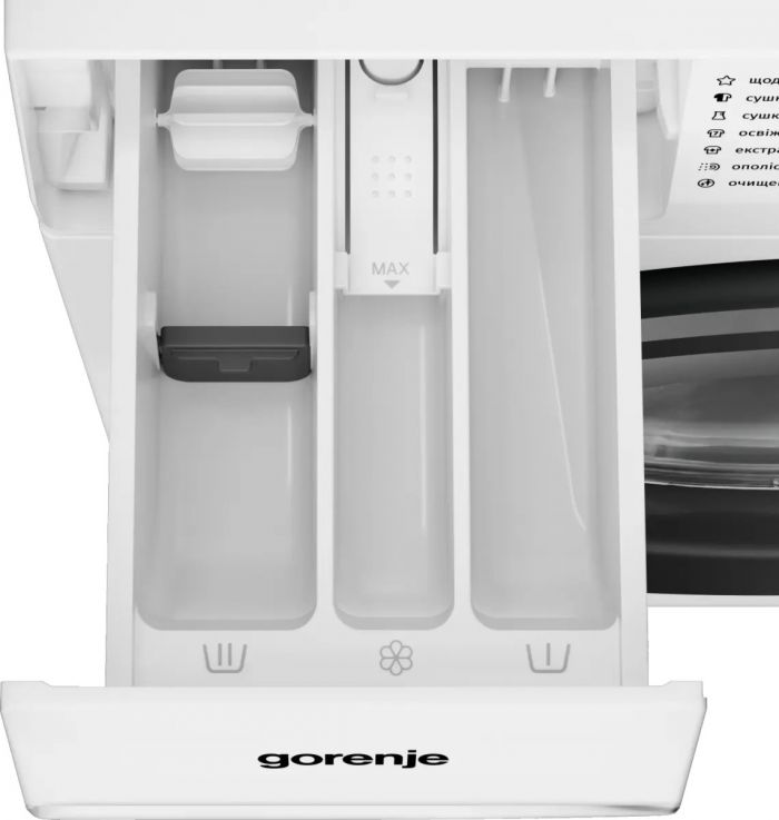 Прально-сушильна машина Gorenje фронтальна, 9(6)кг, 1400, A+, 47см, дисплей, інвертор, білий