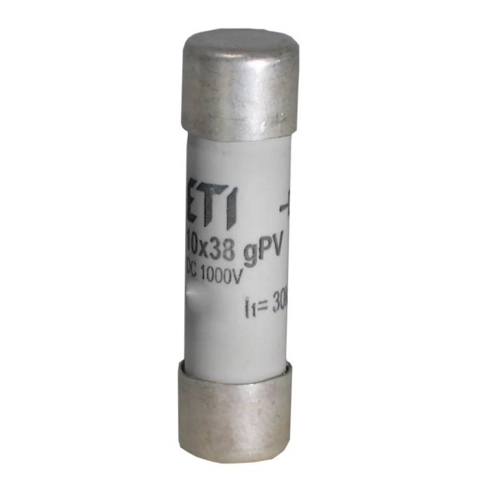 Запобіжник ETI, CH 10x38 gPV  1A 1000V (30kA)