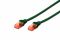 Патч-корд DIGITUS CAT 6 UTP, 0.25м, AWG 26/7, Cu, LSZH, зелений