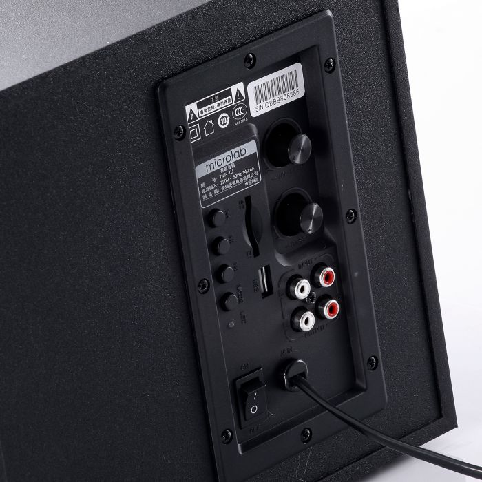 Акустична система MICROLAB TMN-9U 2.1, 40W, mini-jack/USB/SD, чорний