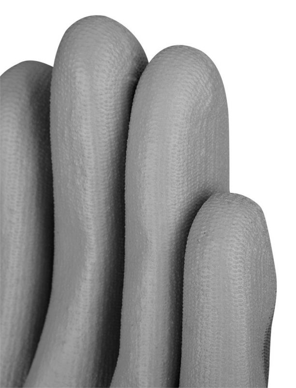 Рукавички робочі Neo Tools поліестер з нітриловим покриттям, р.9, сіро-чорний