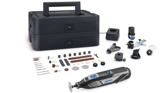 Шліфмашина шліфувально-гравірувальна Dremel 88240 5/65 Platinum+ 12В 2х2А·год 5000-35000об/хв 65 насадок ЗП кейс 0.66кг