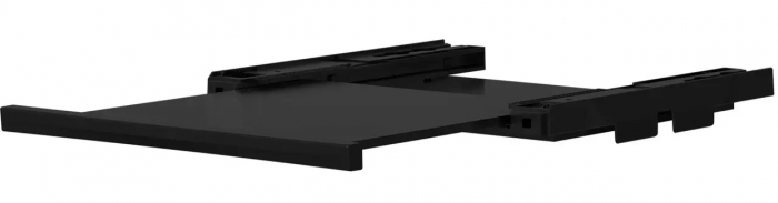 Комплект монтажний Beko для з'єднання пральної машини з сушильною машиною, висувна полиця 60 см, чорний