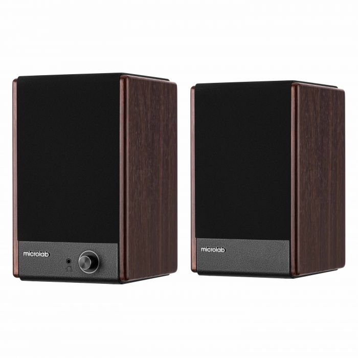 Акустична система MICROLAB SOLO 4 2.0, 60w, mini-jack, коричневий