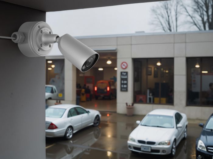 IP-Камера дротова Ajax BulletCam HL white, 8мп, 2.8мм, гібридне підсвічування IR 50м, білий Led 50м, Poe, True WDR, IP 65,  аудіо, кут огляду 100° до 110°, вулична, біла