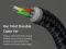 Кабель Belkin USB-A > Lightning заряджання/синхронізації 12Вт, 1м, плетений, силіконовий, з ремінцем на магніті, чорний